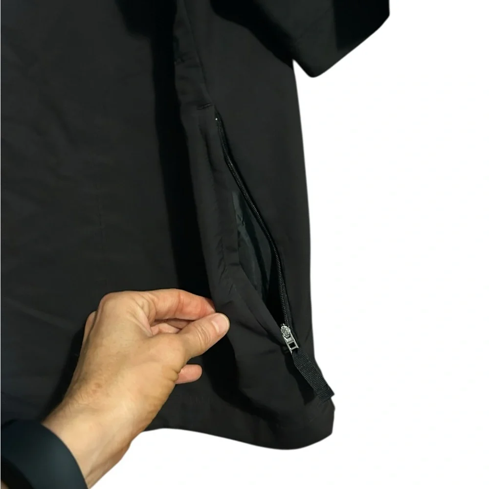 Nike Golf Men’s XL Black short sleeve 1/4 zip windbreaker pullover jacket